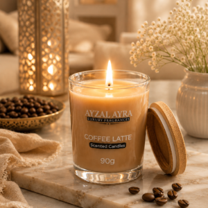 ayzal ayra coffee latte scented candle – 90g